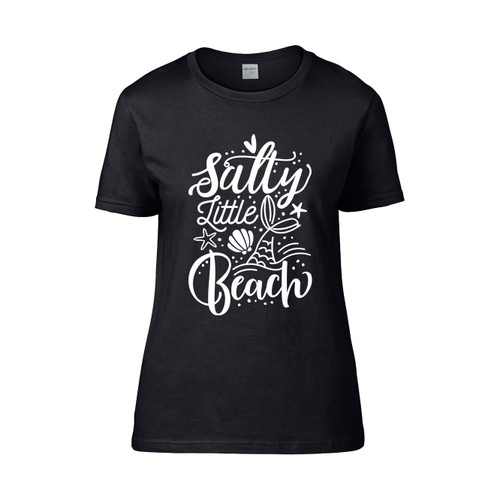 Salty Little Beach Beach Ocean  Women's T-Shirt Tee
