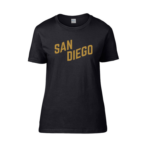 San Diego City Typography  Women's T-Shirt Tee