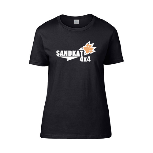 Sandkat 4X4 Nissan Patrol Jeep Wrangler Land Rover  Women's T-Shirt Tee