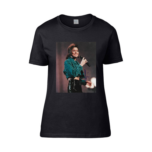 Shania Twain Autographed  Women's T-Shirt Tee