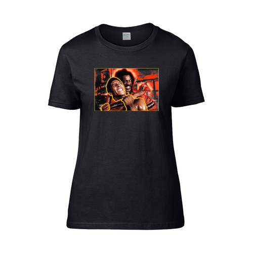 Sho Nuff Vs Bruce Leroy  Women's T-Shirt Tee