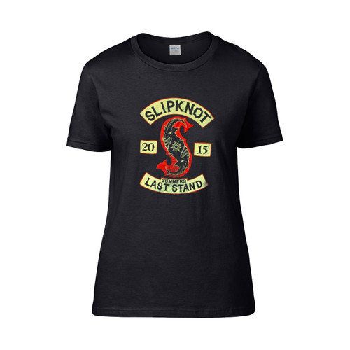 Slipknot 2015 Summers Last Stand  Women's T-Shirt Tee Slipknot 2015 Summers Last Stand  Women's T-Shirt Tee