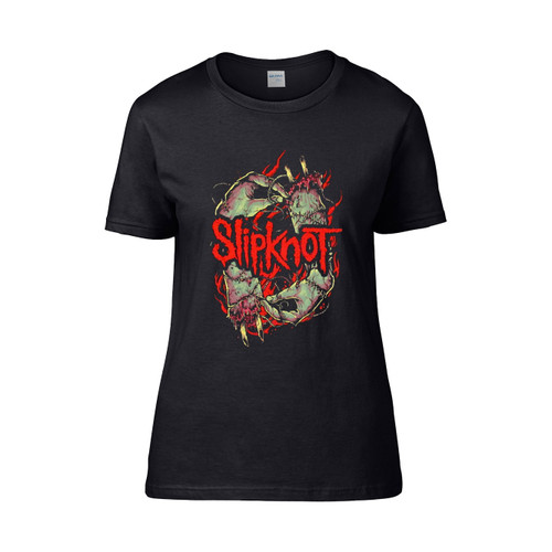 Slipknot Stitch Hands  Women's T-Shirt Tee Slipknot Stitch Hands  Women's T-Shirt Tee