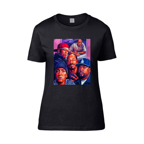 Snoop Em 50 Dre And Cube Og Rap  Women's T-Shirt Tee