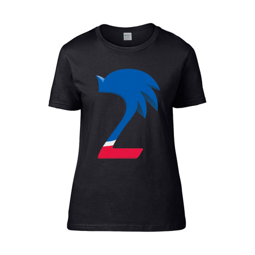 Sonic The Hedgehog 2 Fan Designed  Women's T-Shirt Tee