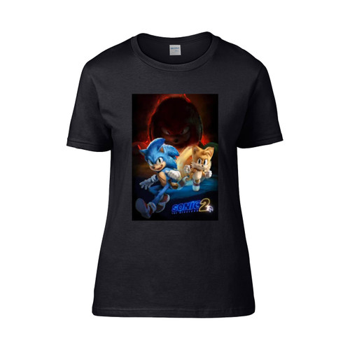 Sonic The Hedgehog 2 Movie Fan  Women's T-Shirt Tee
