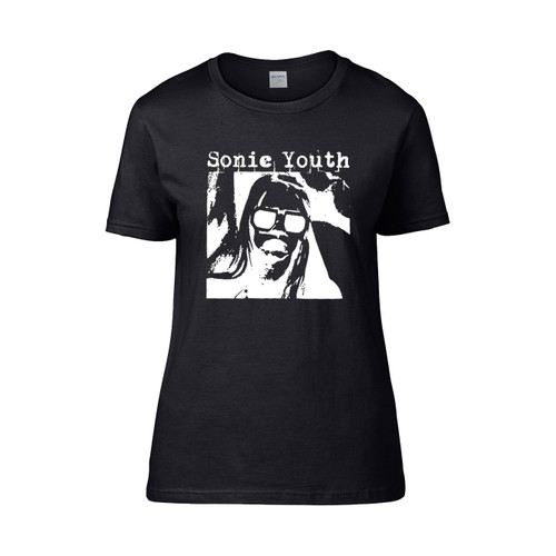 Sonic Youth Kim Gordon Vintage  Women's T-Shirt Tee