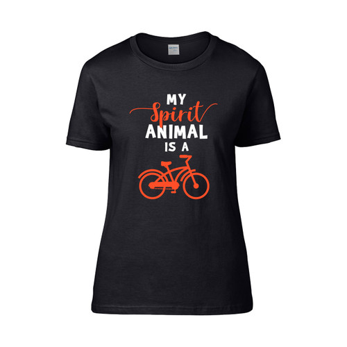 Spirit Animal Funny Cycling Gifts Cycling Novelty Gifts  Women's T-Shirt Tee