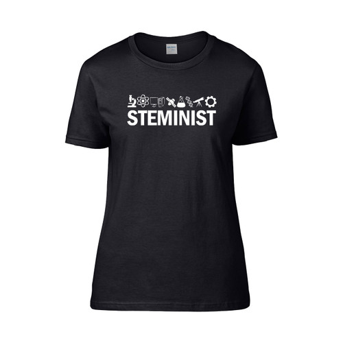 Steminist Women In Science  Women's T-Shirt Tee
