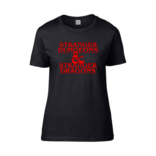 Stranger Dungeons And Stranger Dragons  Women's T-Shirt Tee