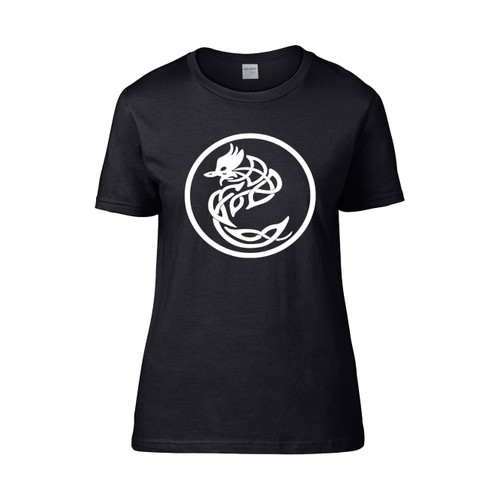 Tattoo Style Black Dragon  Women's T-Shirt Tee Tattoo Style Black Dragon  Women's T-Shirt Tee