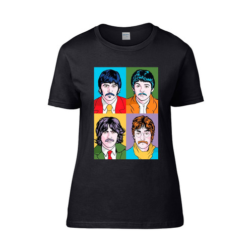 The Beatles Pop  Women's T-Shirt Tee
