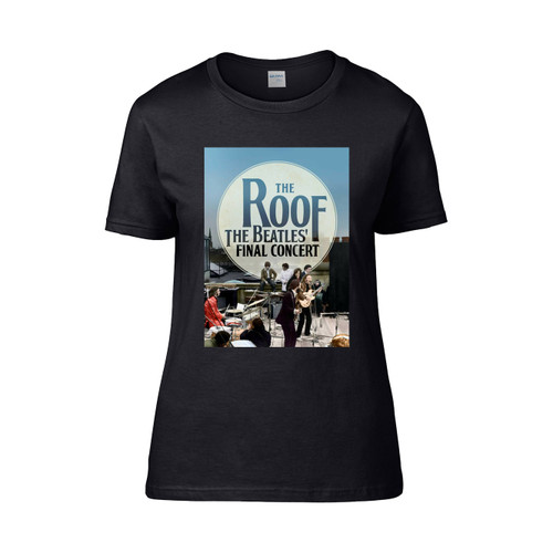 The Beatles Rooftop Concert Last Time Live  Women's T-Shirt Tee