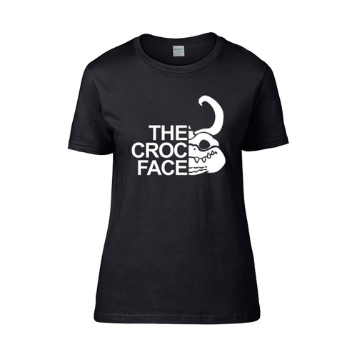 The Croc Face  Women's T-Shirt Tee The Croc Face  Women's T-Shirt Tee