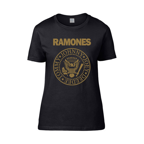 The Ramones Vintage Punk Rock Classic Logo  Women's T-Shirt Tee