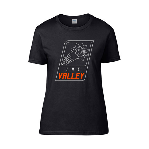 The Valley Phx Suns City Edition Logo  Women's T-Shirt Tee
