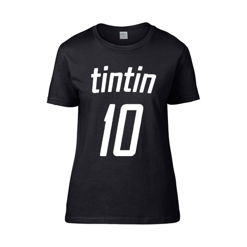 Tintin 10 Soccer  Women's T-Shirt Tee