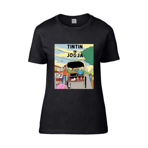 Tintin In Jogja 2  Women's T-Shirt Tee