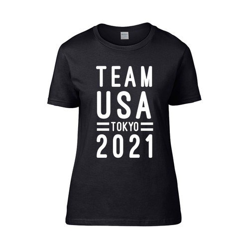 Tokyo Usa Team 2021 American Flag  Women's T-Shirt Tee