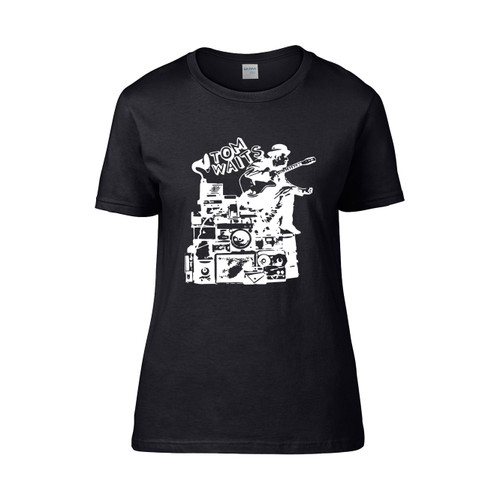 Tom Waits Vintage Band Tees Cool Piano Maternity Scoop  Women's T-Shirt Tee
