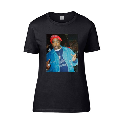 Tupac Shakur Vintage Fashionable  Women's T-Shirt Tee