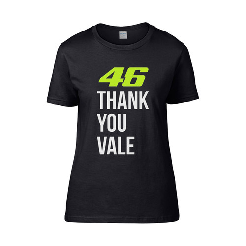 Valentino Rossi Vr 46 Thank You Vale  Women's T-Shirt Tee