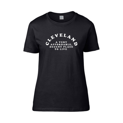 Very Affordable And Decent Cleveland  Women's T-Shirt Tee