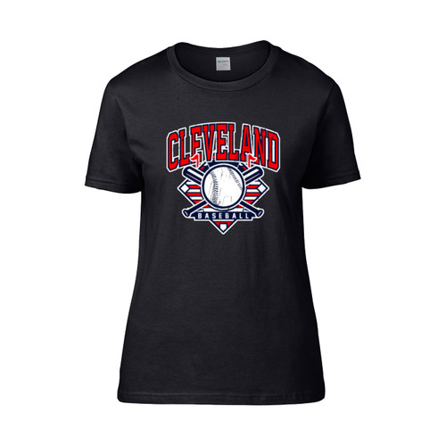 Vintage Cleveland Baseball  Women's T-Shirt Tee