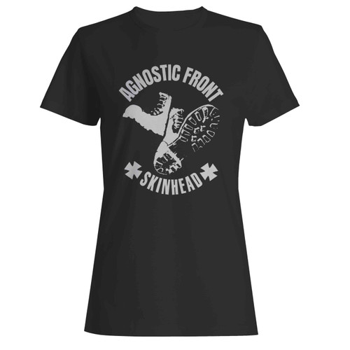 Agnostic Front Concert Punk Band Tour  Women's T-Shirt Tee