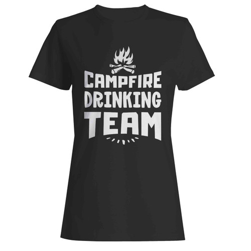 Camp Drinking Team Camping Love Hiking Outdoor Family Camp  Women's T-Shirt Tee