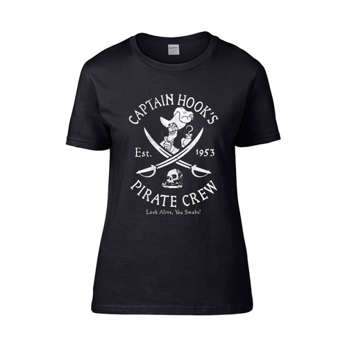 Captain Hooks Est 1953 Pirate Crew  Women's T-Shirt Tee
