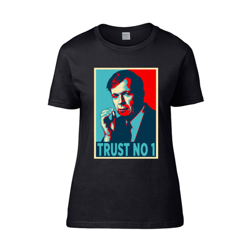 Cigarette Smoking Man Trust No 1  Women's T-Shirt Tee