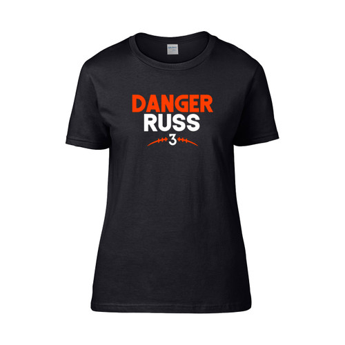 Danger Russ 3 Denver Football  Women's T-Shirt Tee