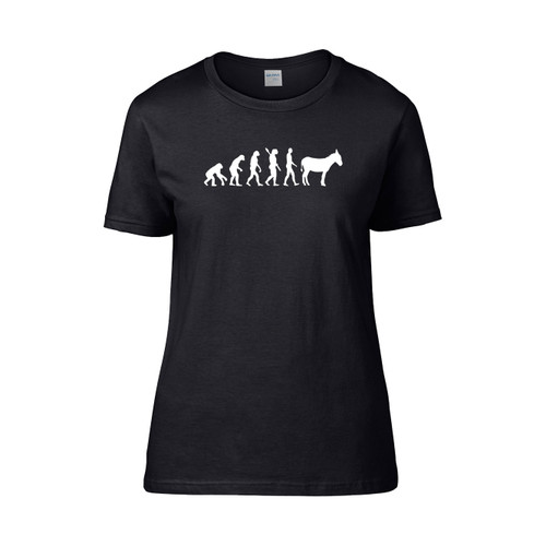 Donkey Evolution  Women's T-Shirt Tee