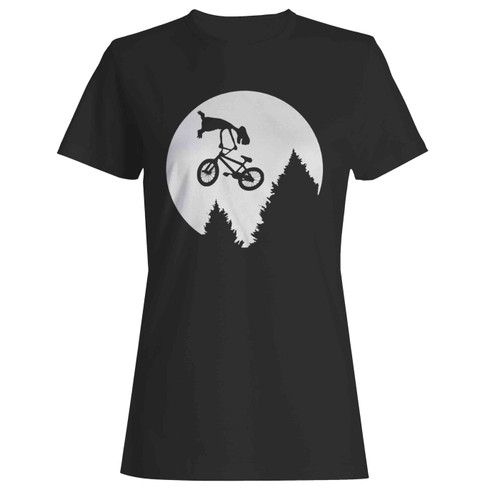 E.T. Freestyle Bmx Skate Halfpipe Board Inliners Fun Cult Mountain Bike  Women's T-Shirt Tee