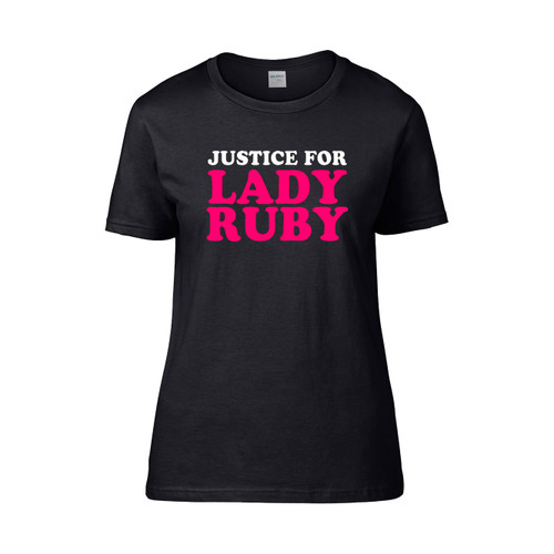 Freeman Ladies January 6 Justice For Lady Ruby And Shaye  Women's T-Shirt Tee