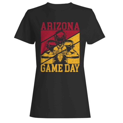Game Day In Arizona Vintage Football Sport  Women's T-Shirt Tee