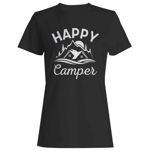 Happy Camper Birthday  Women's T-Shirt Tee