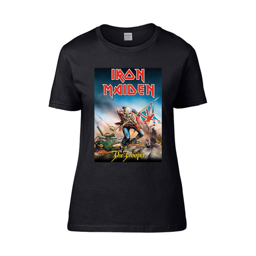 Iron Maiden The Trooper  Women's T-Shirt Tee