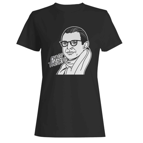 Jeff Goldblum Chaos Theory  Women's T-Shirt Tee
