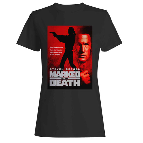 Marked For Death Action Movie Retro  Women's T-Shirt Tee