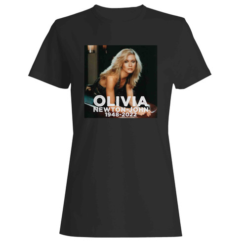 Rip Angel Olivia Newton John Rip Olivia Newton-John Thank You For The Memories 1948-2022  Women's T-Shirt Tee