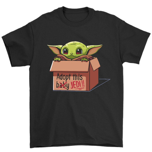 Adopt A Baby Yoda Man's T-Shirt Tee