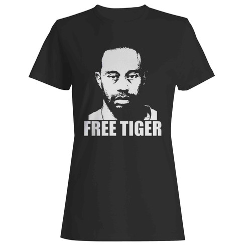 Tiger Woods Dui Suspension Free Tiger Funny  Women's T-Shirt Tee