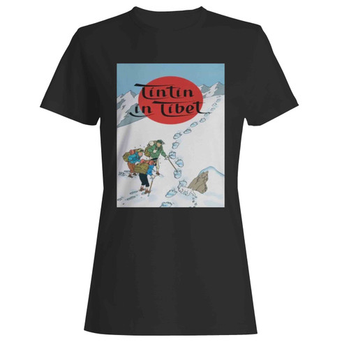Tintin In Tibet  Women's T-Shirt Tee