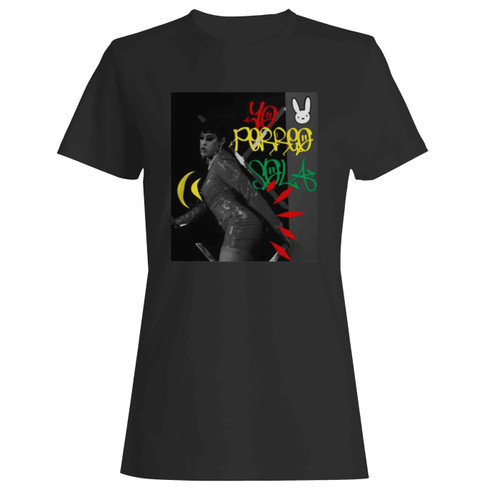 Yhlqmdlg Bad Bunny Yo Perreo Sola Reggaeton Regueton  Women's T-Shirt Tee