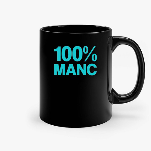 100 Manc Blue Ceramic Mugs