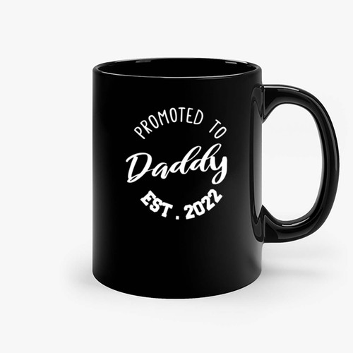 1St Time Dad Est 2022 New First Fathers Ceramic Mugs