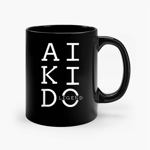 Aikido Legend Martial Arts Japanese Ceramic Mugs