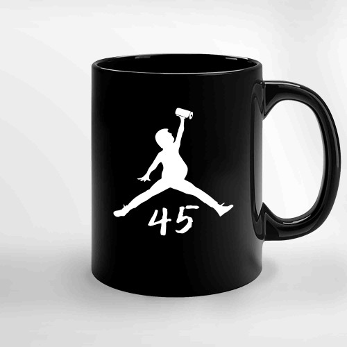 Air Trump Jordan Nike Parody Funny Puerto Rico Relief Efforts Paper Towel Kobe Basketball Ceramic Mugs